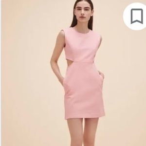 Maje pink mini dress